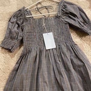 Like new babydoll hill house Athena nap dress in Tai check